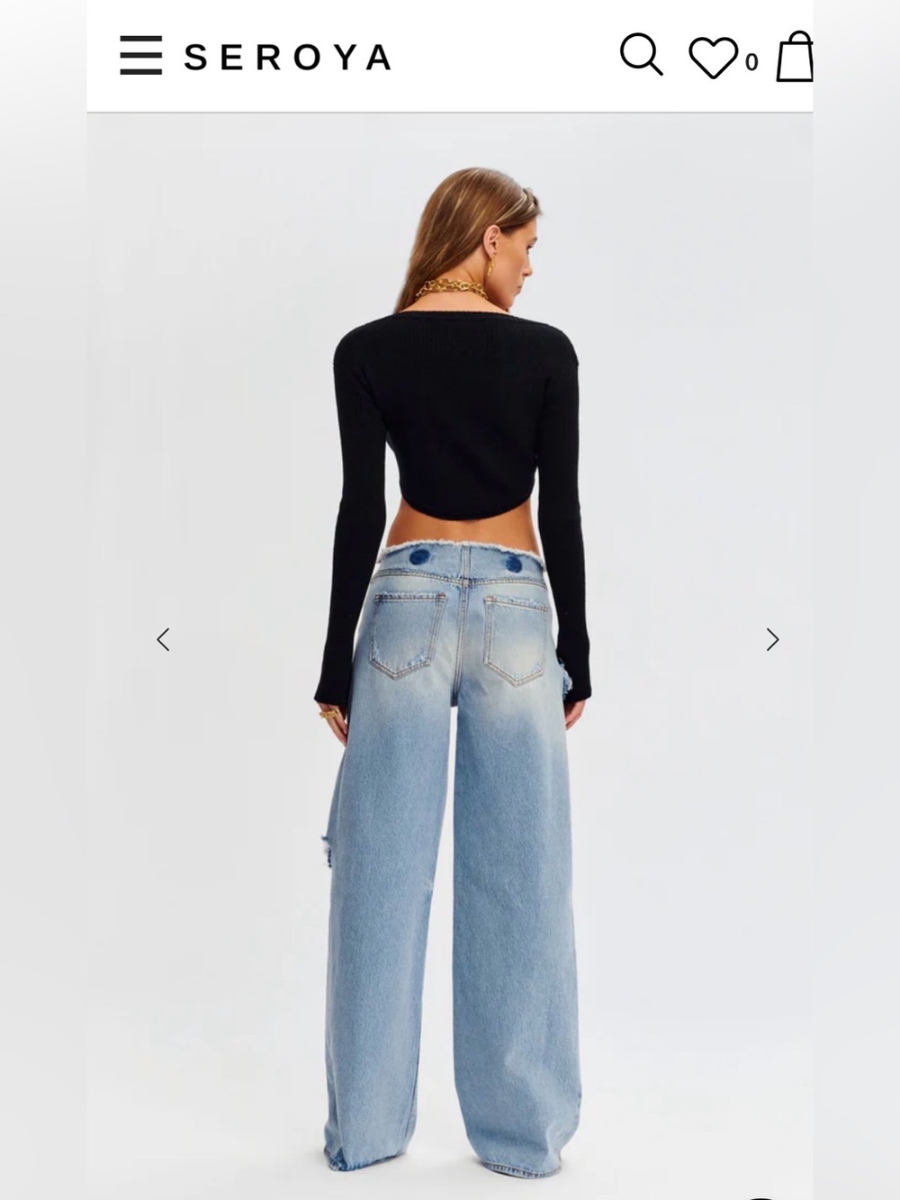SER.O.YA ASTON WIDE LEG JEAN - Picture 3 of 8